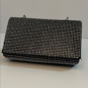 Chic Black and Silver Clutch